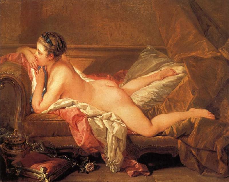 Francois Boucher Reclining Gril